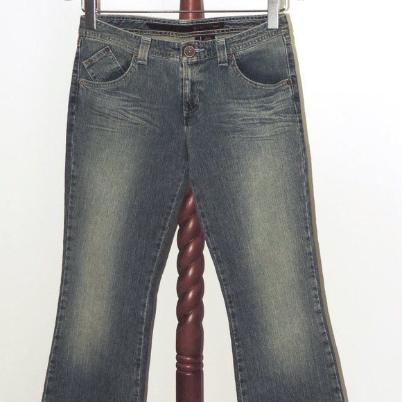Calvin Klein Boot Cut Stretch Denim Jeans - Picture 1 of 7